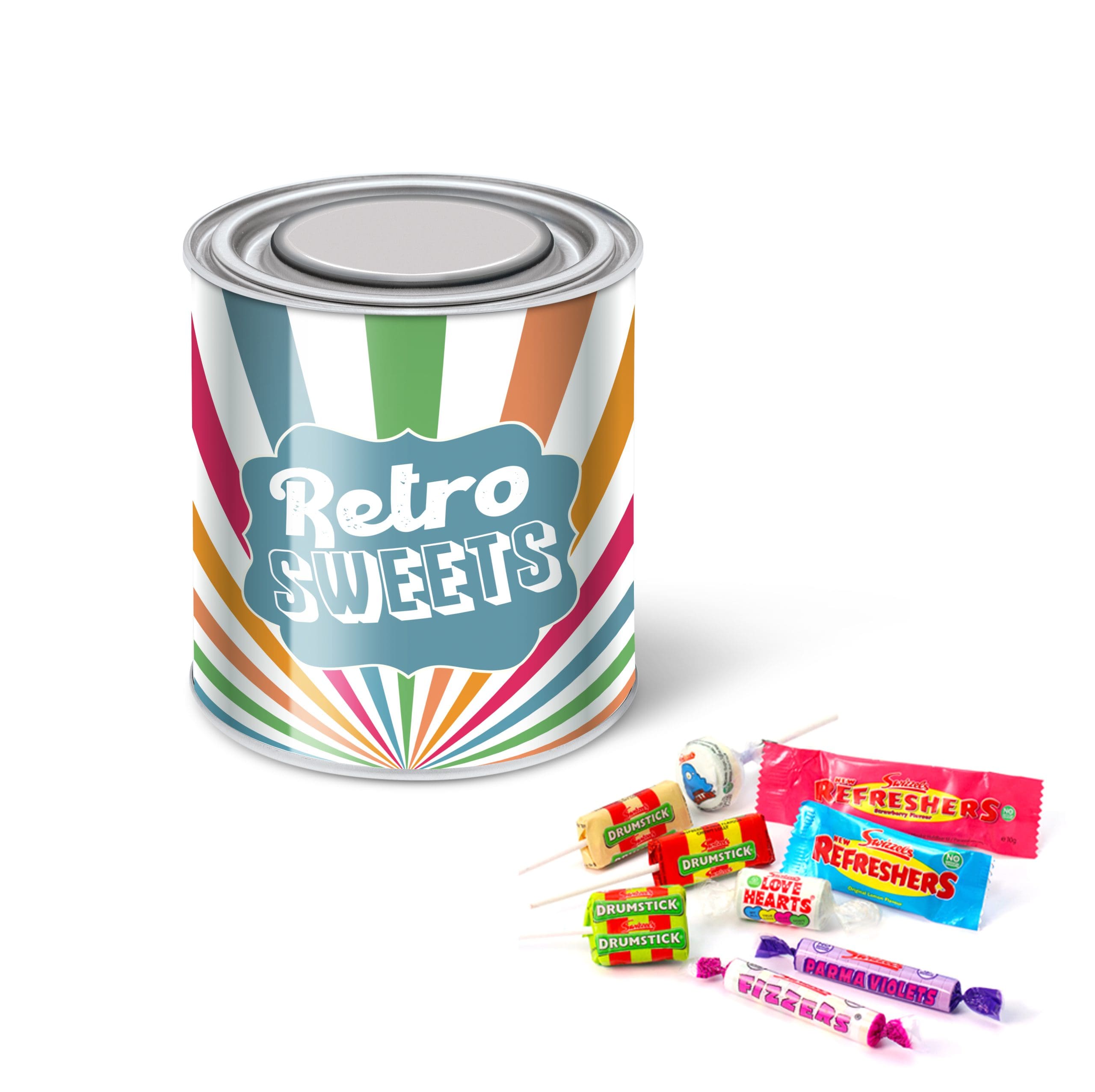 Large Paint Tin - Retro Sweets - Pick 