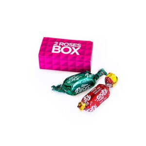 Chocolate Box with 2 Roses