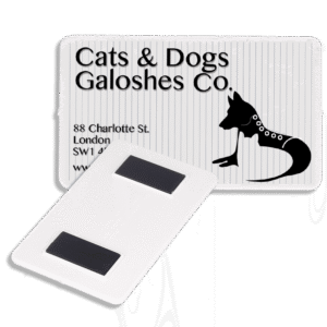 Recycled 85mm x 50mm Rectangular Magnet