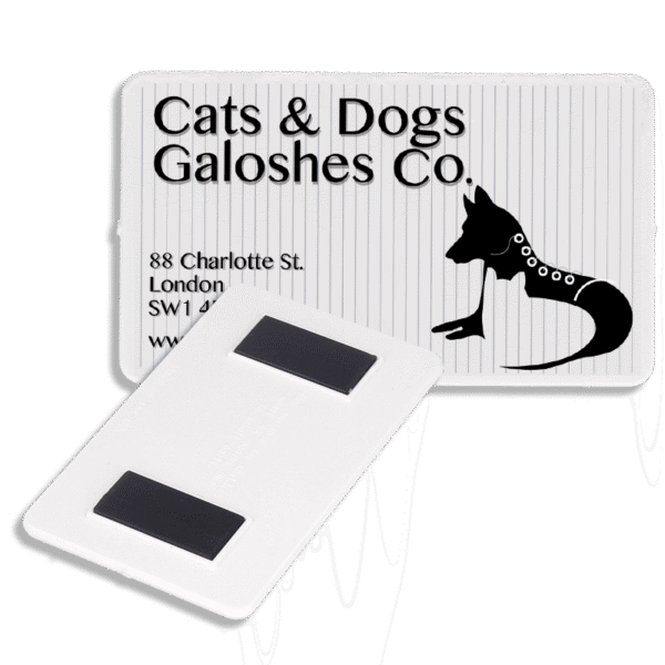 Recycled 85mm x 50mm Rectangular Magnet