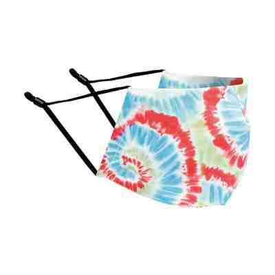 Reusable face mask adjustable earloops