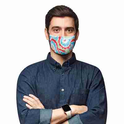 Reusable face mask adjustable earloops