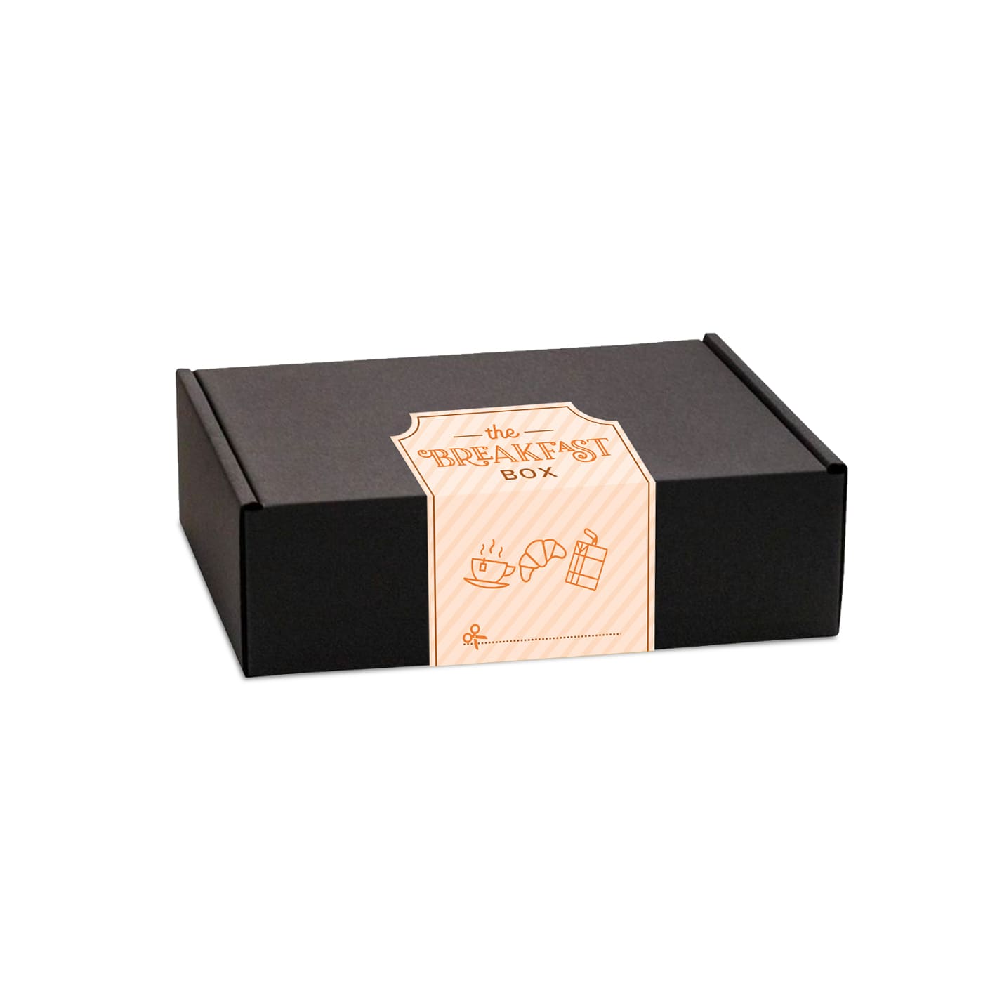 Gift Boxes - Midi Black Gift Box - Breakfast Editon - Image 2