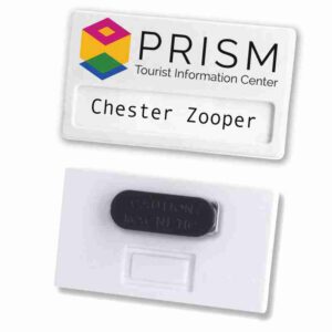 Recycled Name Badge - Magnet Back