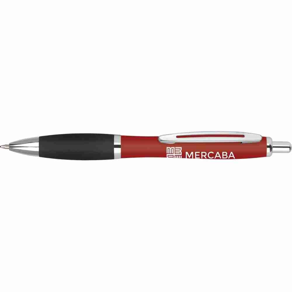 Contour Metal Soft Ballpen - Image 1