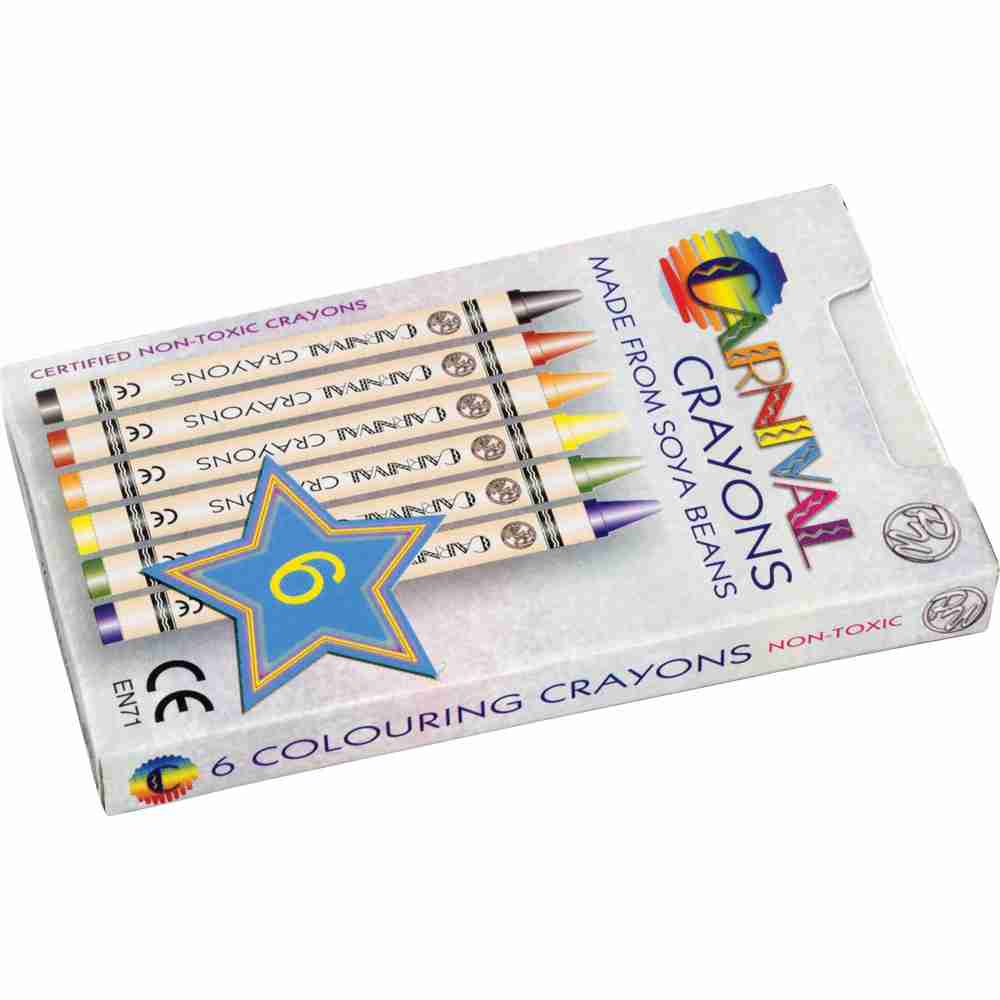 Carnival Crayons - 6 Pack - Image 1
