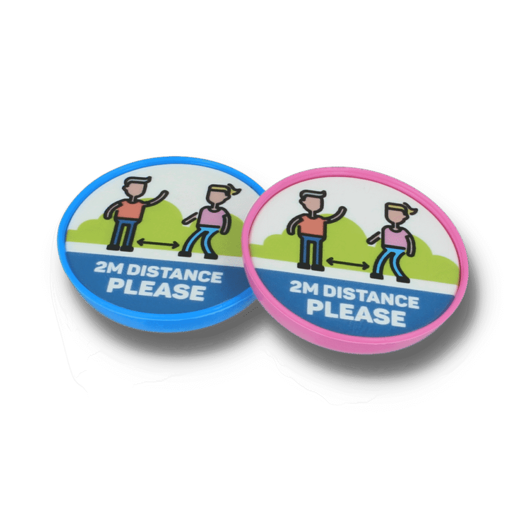 Social Distancing Childs Safety Pop Badge