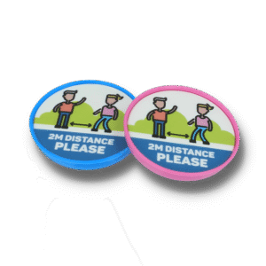 Social Distancing Childs Safety Pop Badge