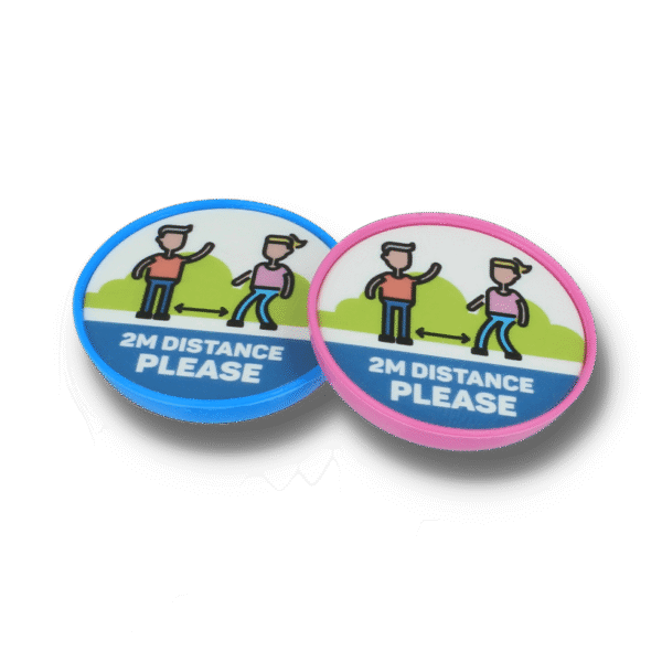 Social Distancing Childs Safety Pop Badge