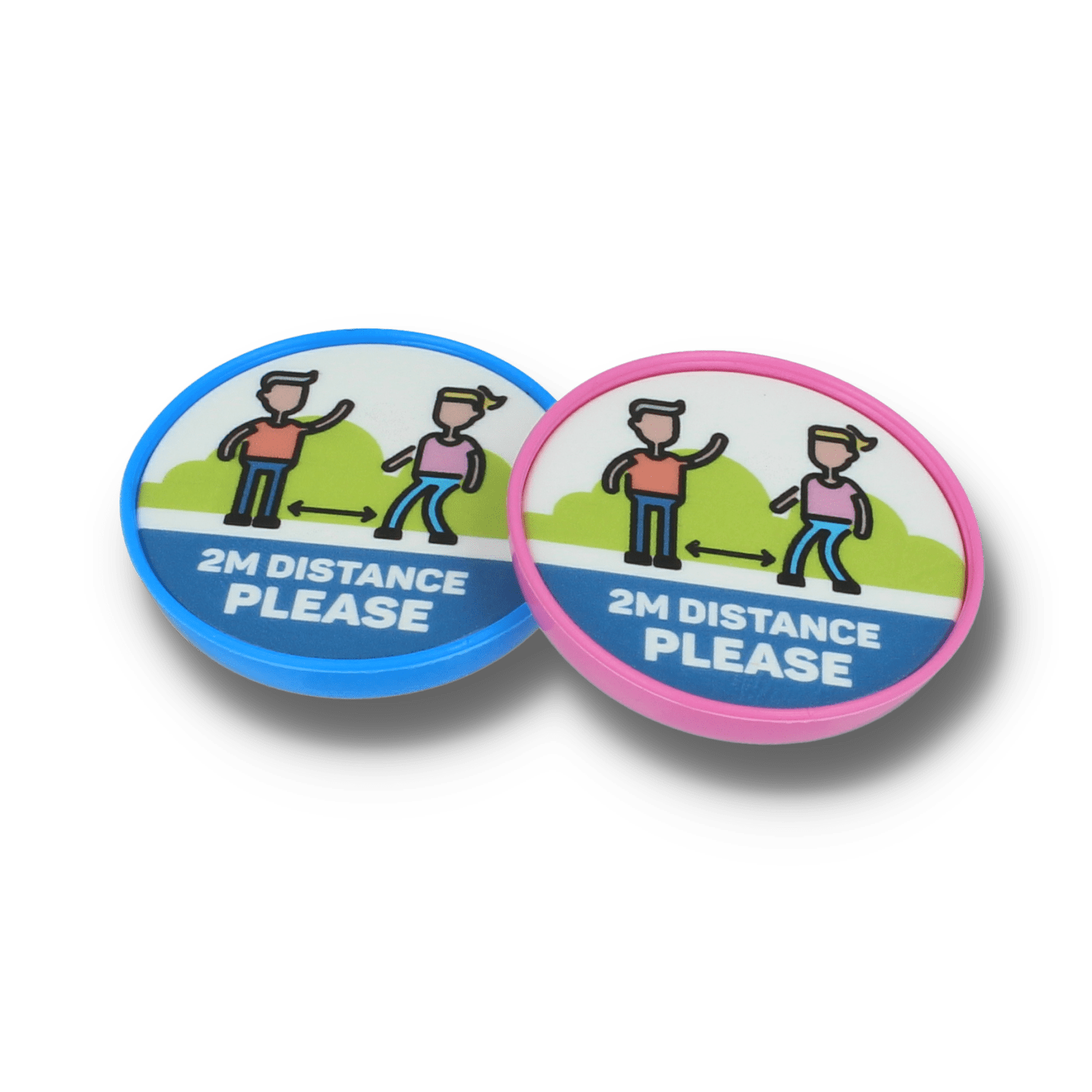 Social Distancing Childs Safety Pop Badge - Image 1