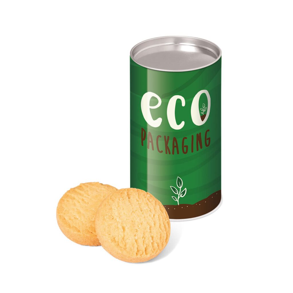 Eco Small snack tube - Mini Shortbread Biscuits