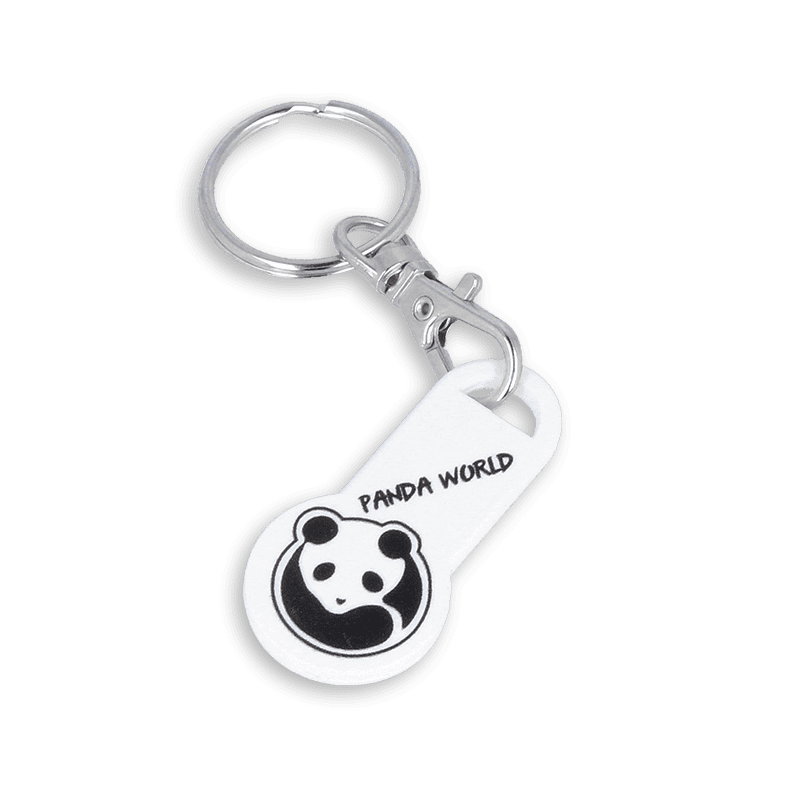 Recycled OLD Trolley Stick Keyring - Image 1