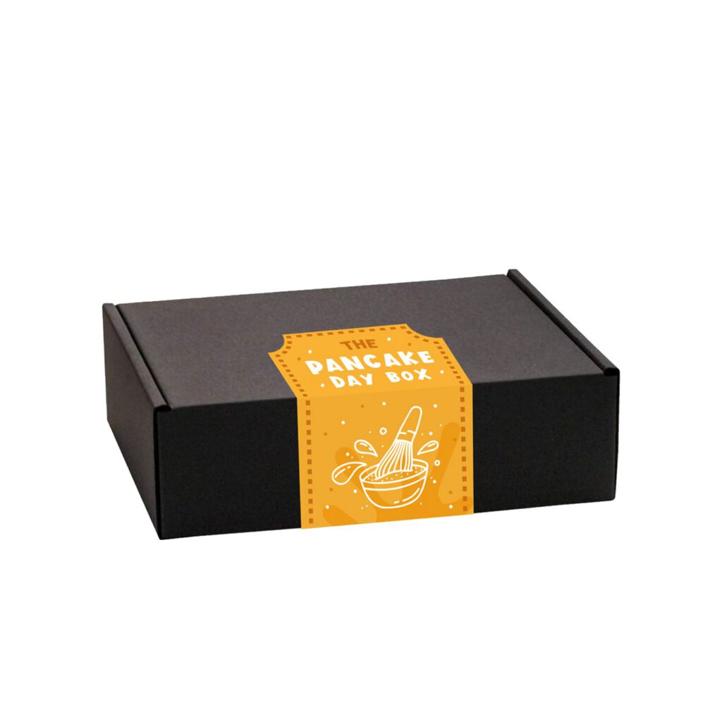 Pancake Day - Midi Black Gift Box - Pancake Day