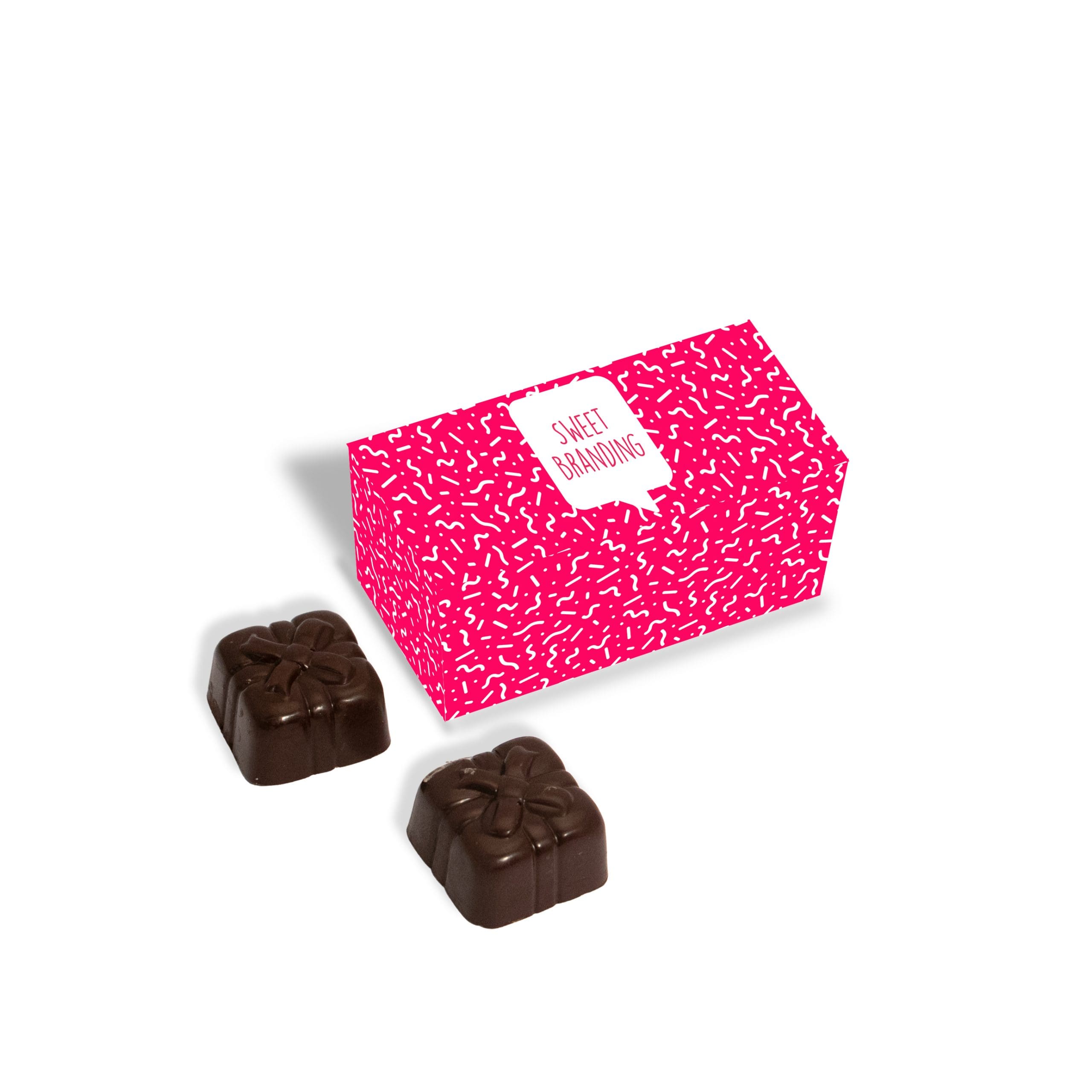 Eco Two Choc Box - 2x Chocolate Truffles - Image 1