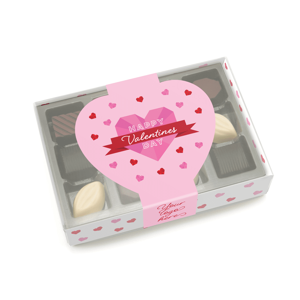 Valentines Luxury 12 Choc Box - Chocolate Truffles - Image 1