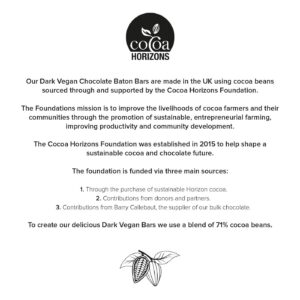 Eco 6 Baton Bar Box - Vegan Dark Chocolate - Image 2