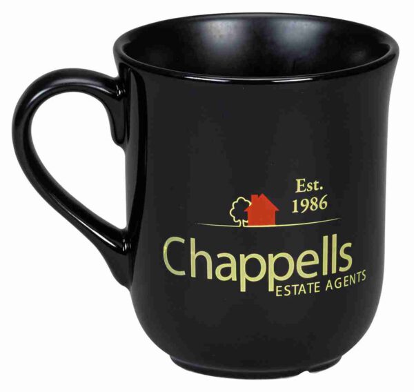 Bell - Black - Earthenware Mugs