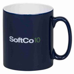 Cambridge - MBlue/White - Earthenware Mugs