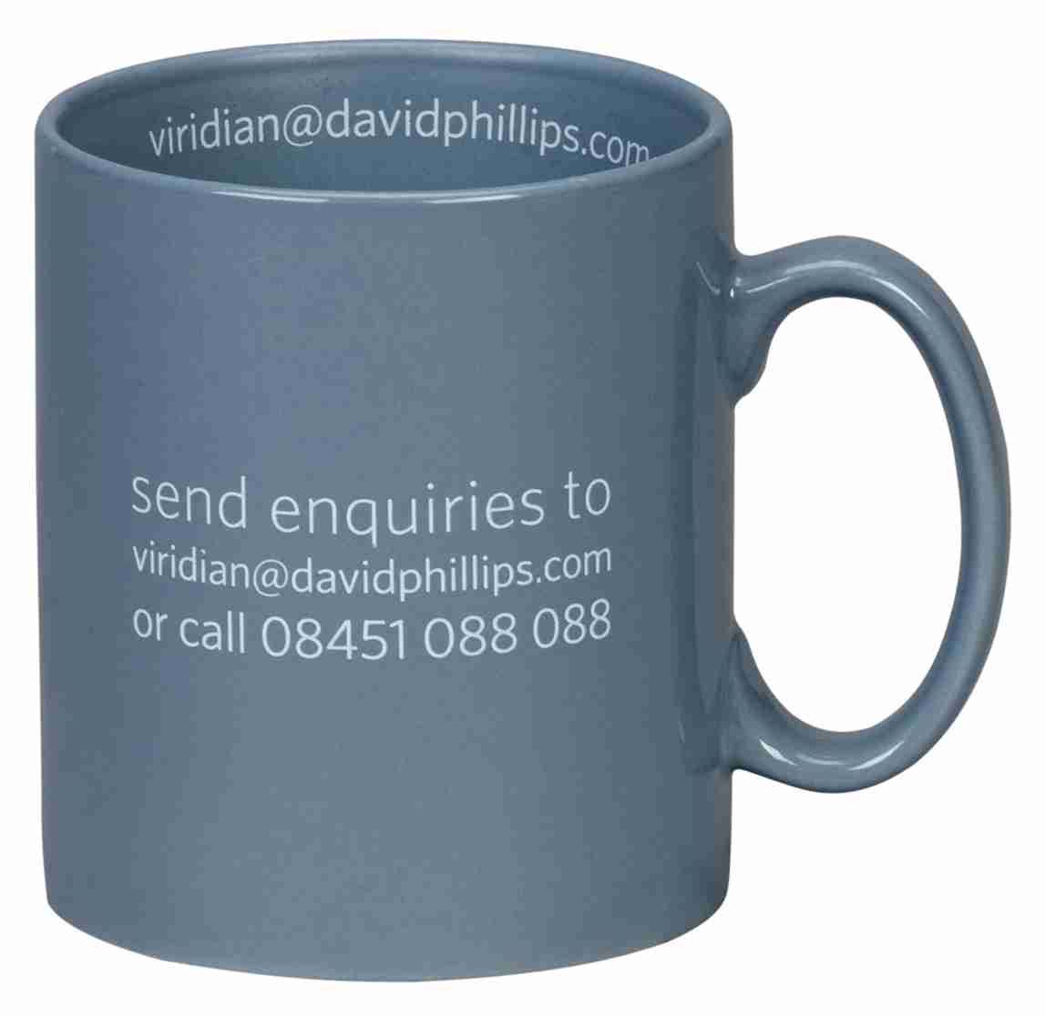 Cambridge - Grey - Earthenware Mugs - Image 1