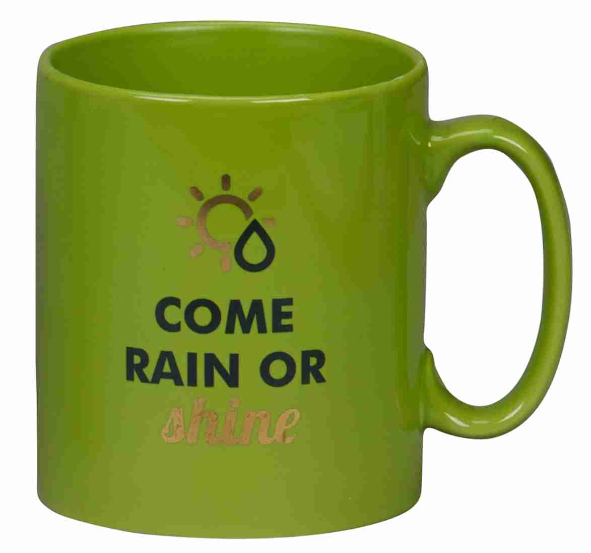Cambridge - Lime Green - Earthenware Mugs - Image 1
