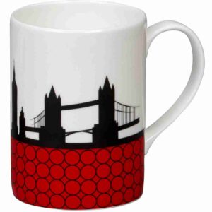 Can - White - Bone China Mugs
