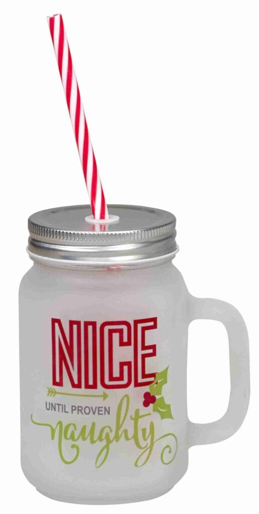 Dye-Sub Glass Mason Jar