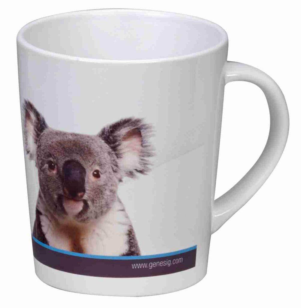 Dye-Sub Metro White Earthenware Mugs