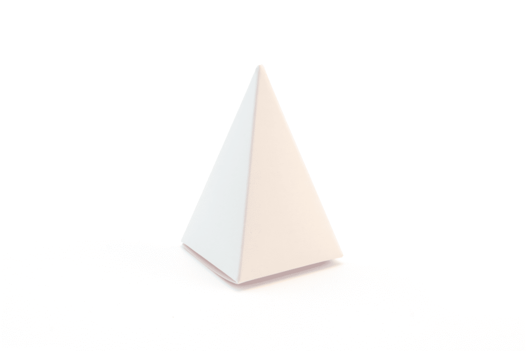 Easter Eco Pyramid Box - Mallow Mountain with Speckled Egg
