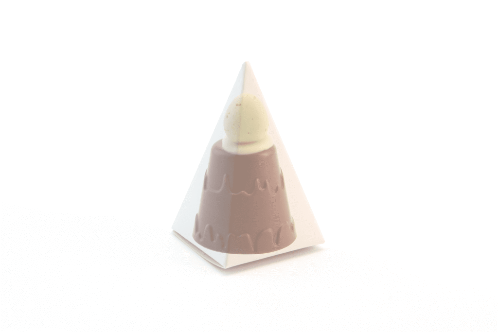 Easter Eco Pyramid Box - Mallow Mountain with Speckled Egg