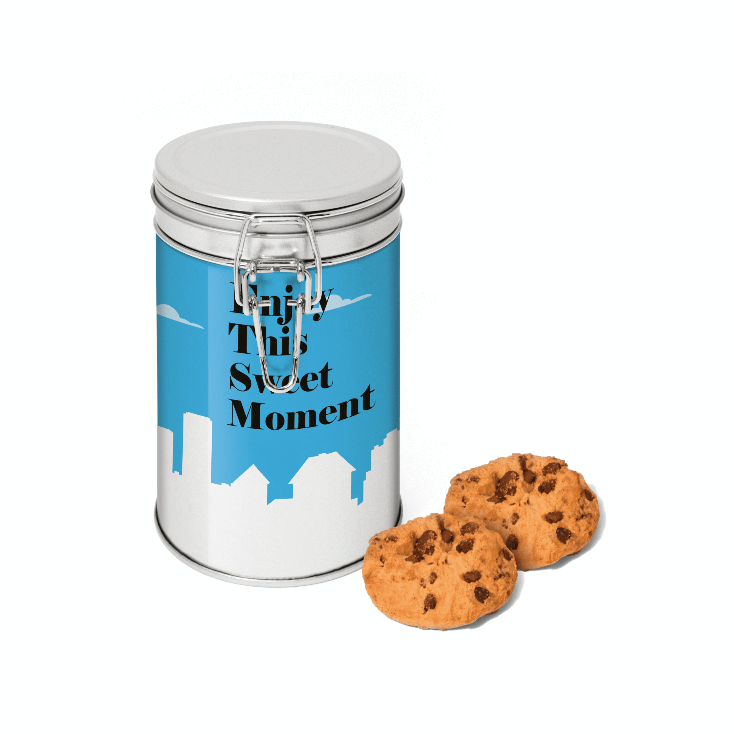 Flip Top Tin - Silver - Maryland Cookies - Image 1