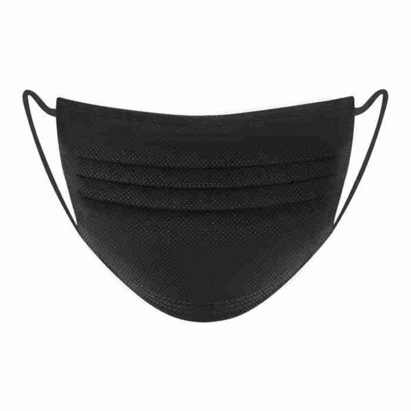 Black 3PLY surgical masks