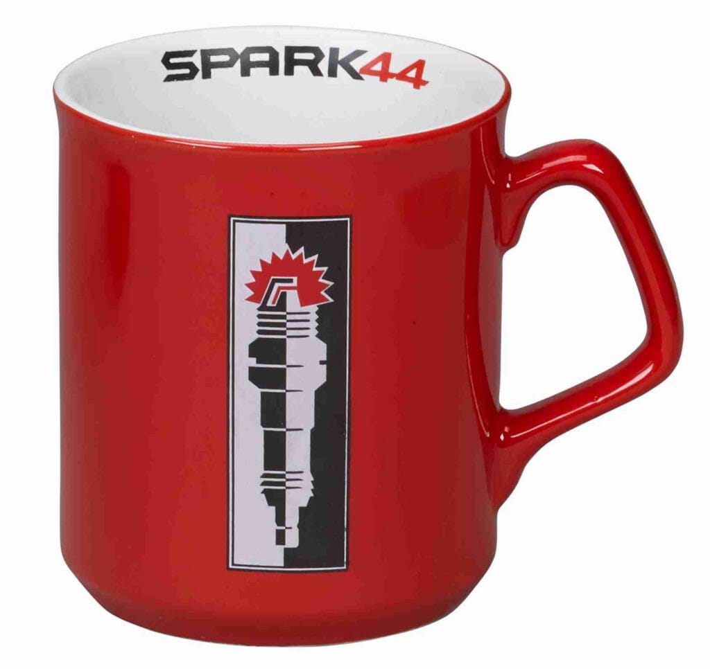 Sparta - Red/White - Earthenware Mugs