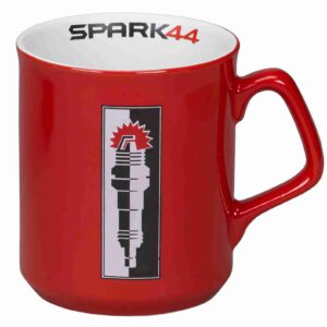 Sparta - Red/White - Earthenware Mugs