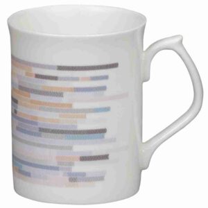 Topaz - White - Bone China Mugs