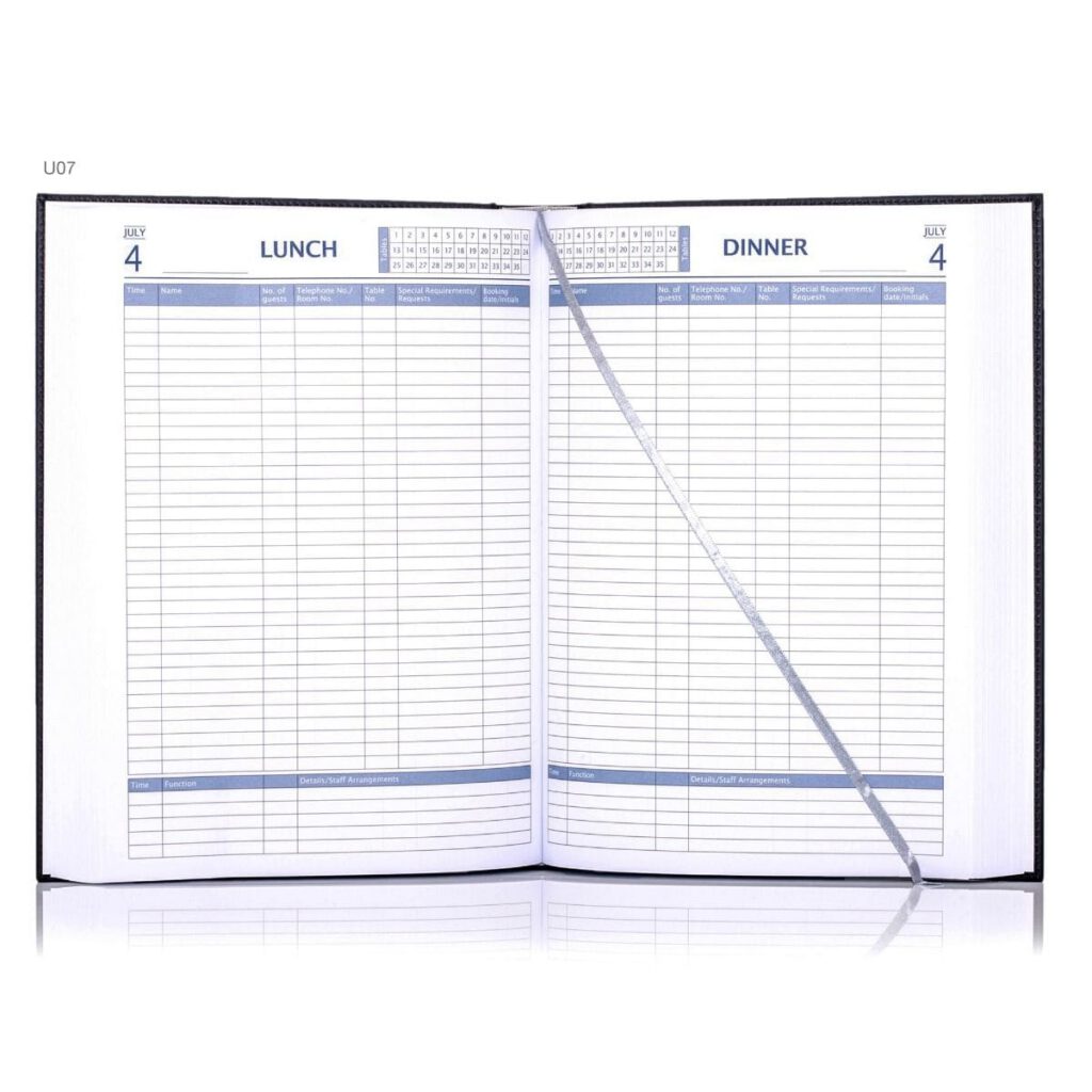 Restaurant Booking Diary